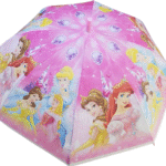 Cartoon themed kids Green umbrella