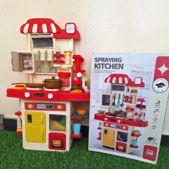 48 pieces kitchen play set for boys and girls with sound and lights