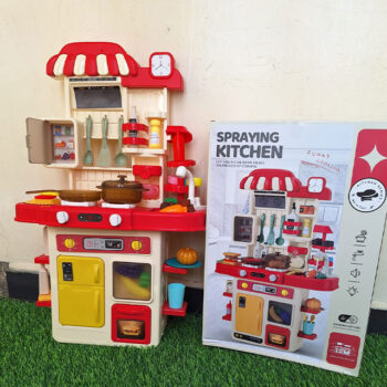 48 pieces kitchen play set for boys and girls with sound and lights