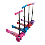 3 Wheel Kids Scooter with Adjustable Handle Colorful Stable and Fun Ride