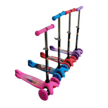 Three Wheel Kids Scooter with Adjustable Handle Colorful Stable & Fun Ride