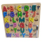Kids-Alphabet-Wooden-Puzzle-Board-–-A-to-Z-Learning-with-Magnetic-Letters-&-Pen