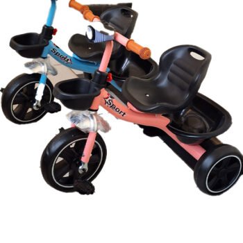 Kids Sporty Tricycle with Headlight & Storage – Sturdy, Stylish & Fun Ride