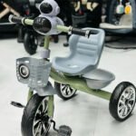 Kids-Tricycle-with-Robot-Headlight-&-Basket-–-Stylish,-Sturdy-&-Fun-Ride.-Orange-strip
