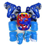 Quad skates in Skating shoe Soft helmet Guards